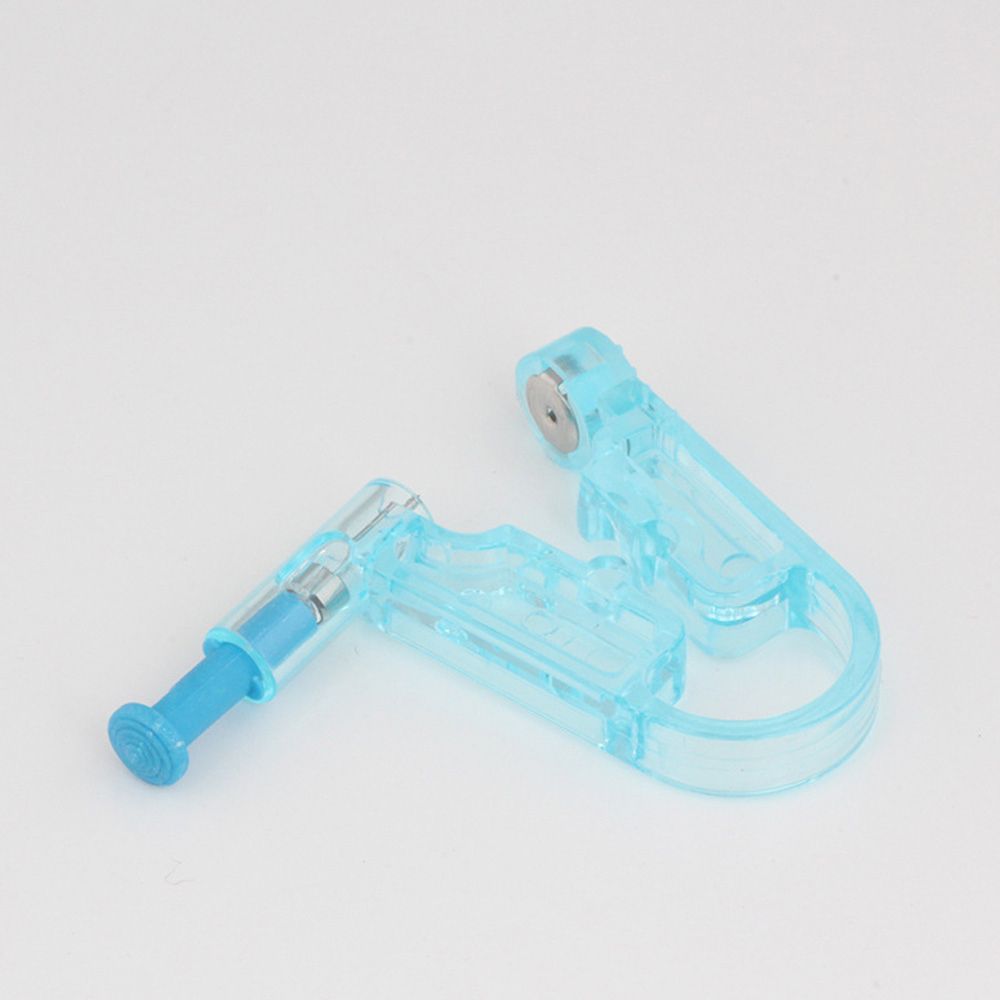 Blue One-time Wearing Ear Device Earring Piercer Machine Ear Nail Tool Nose Ear Piercing Tool