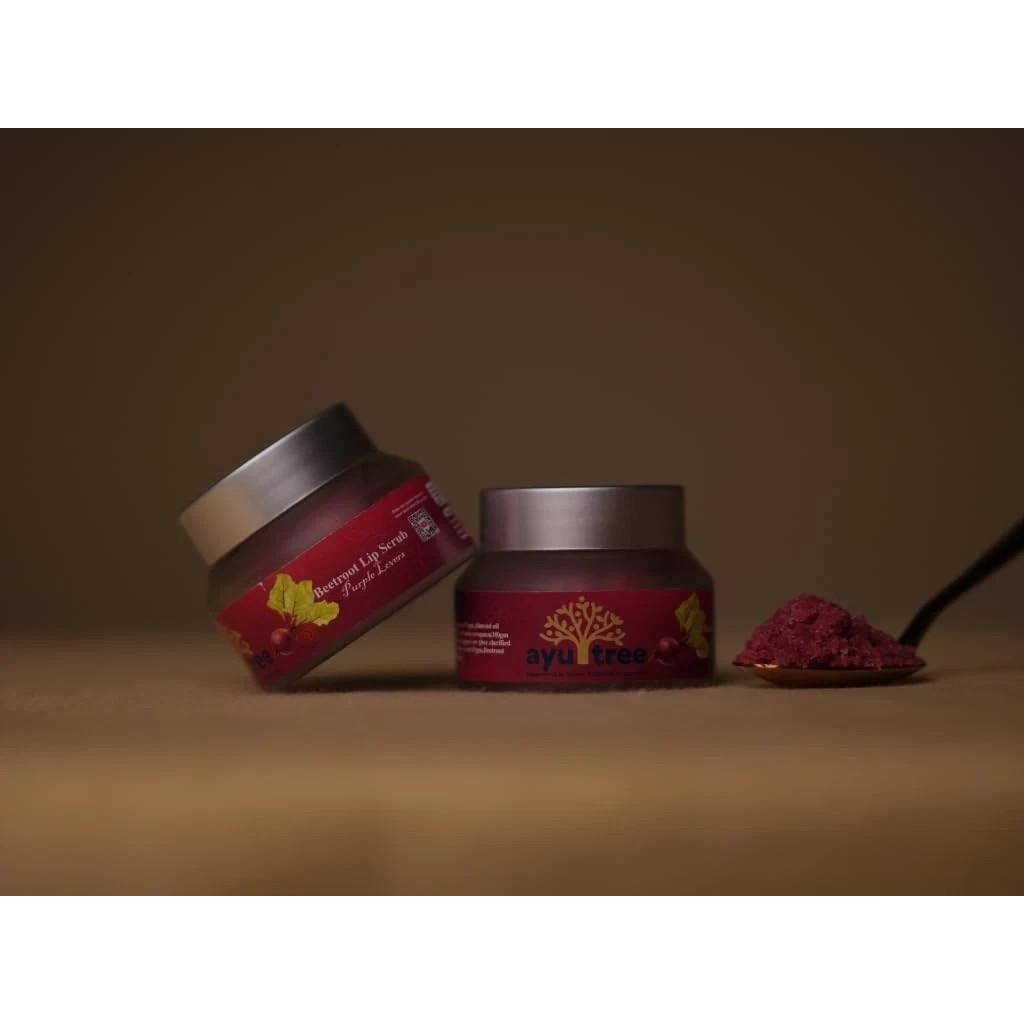 Ayutree Beetroot Lip Scrub For Dark Lips 50gm