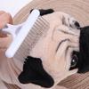 White Dog Needle Row Comb Double Row Dog Comb Brush Pet Grooming Tools Dog Rake Comb  Grooming