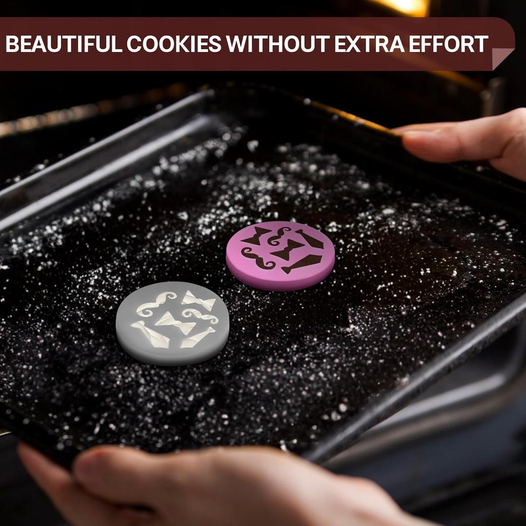 2 Pcs Bow Tie Chocolate Mold - Bow Tie Silicone Mold for Chocolate, Great for Cake & Cupcake Decoration, 2" Diameter Pop Molds for Birthday Candy