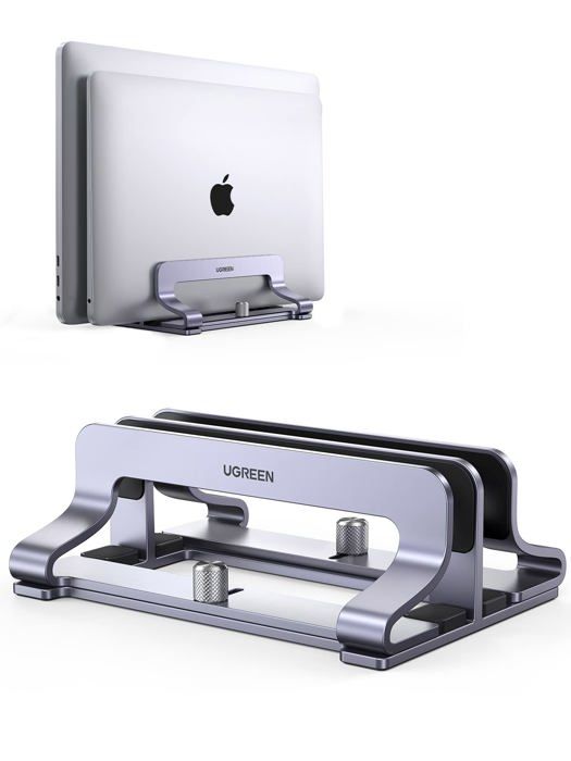 Support PC - Ugreen - 60643 - Vertical - Réglable - Aluminium Gris