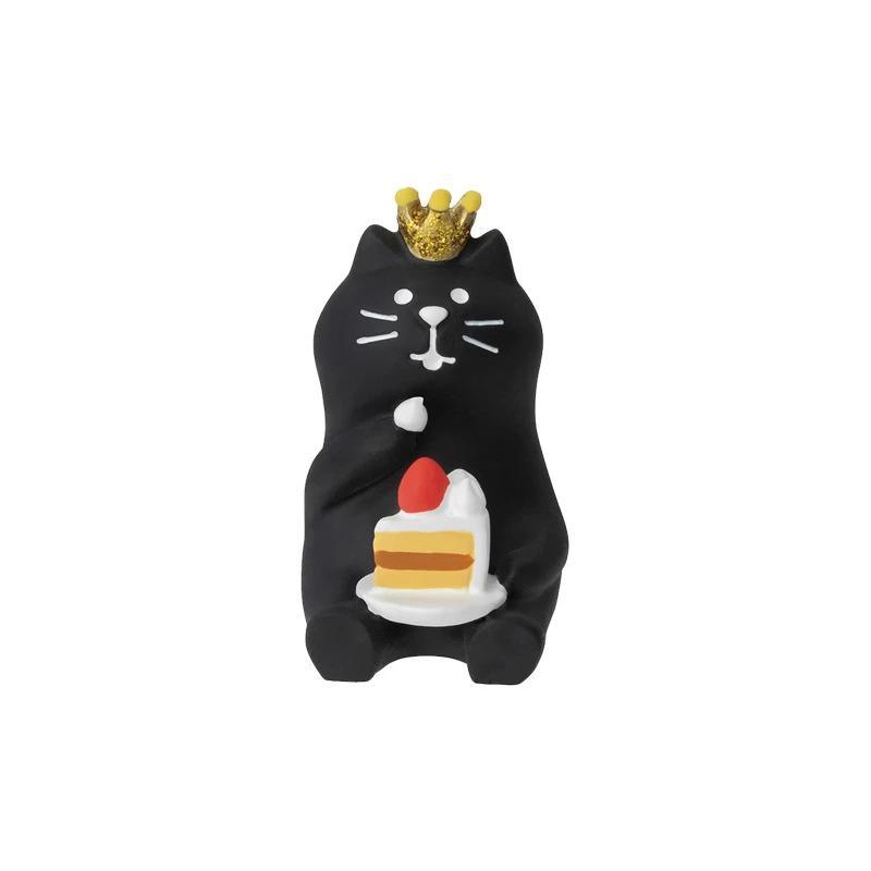 1pc Japanese Cat Decoration Celebration Scene INS Bakery Coffee Shop Decoration Shooting Micro Resin Small Decoration