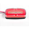 12-24V 1 Pair Truck Trailer 4" LED Red Side Marker Clearance Light Turn Signal Lamp fit for Buses Lorries Semi Van RV Car IP67