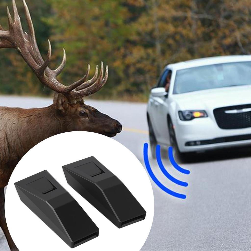 Deer Whistle 1 Pair Waterproof Ultrasonic Protector Deer Warning Whistles Device For Night Highway Camping Road Trip Driving