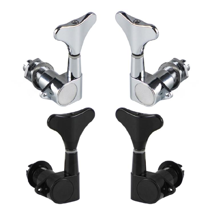 Bass Opened Machine Head Knobs Replacement for 4-string Bass Left and Right Hand