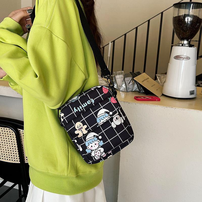 Large capacity student tutoring bag women's bag new shoulder bag sweet messenger bag