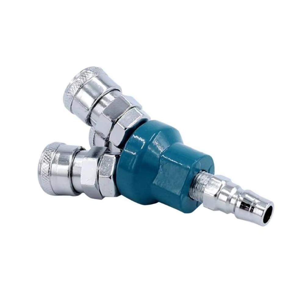 

Color Random Air Compressor Manifold 2/3 Way Multi Hose Coupler Fitting Durable Quick Connector 3 Way