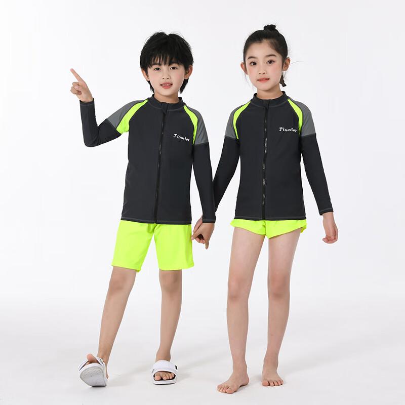Girls' Long Sleeve Rash Guard Swim Set