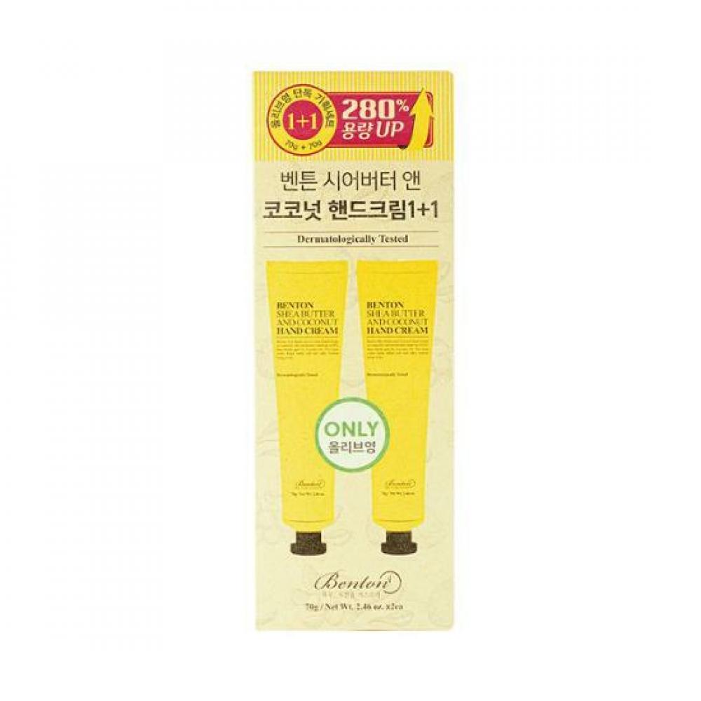 

Benton Shea Butter Coconut Hand Cream Double Special 70g+70g