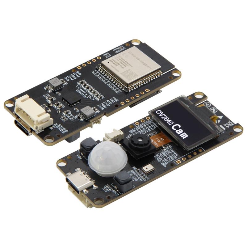 T-Camera-S3 ESP32-S3 Development Board WiFi Bluetooth-compatible Module 0.96-inch OLED Screen OV2640 Camera -Slot