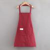 Fashion Home Cooking Kitchen Catering Breathable Apron Men's Long Sleeve Oil-proof Wear-resistant Work Women's Gown