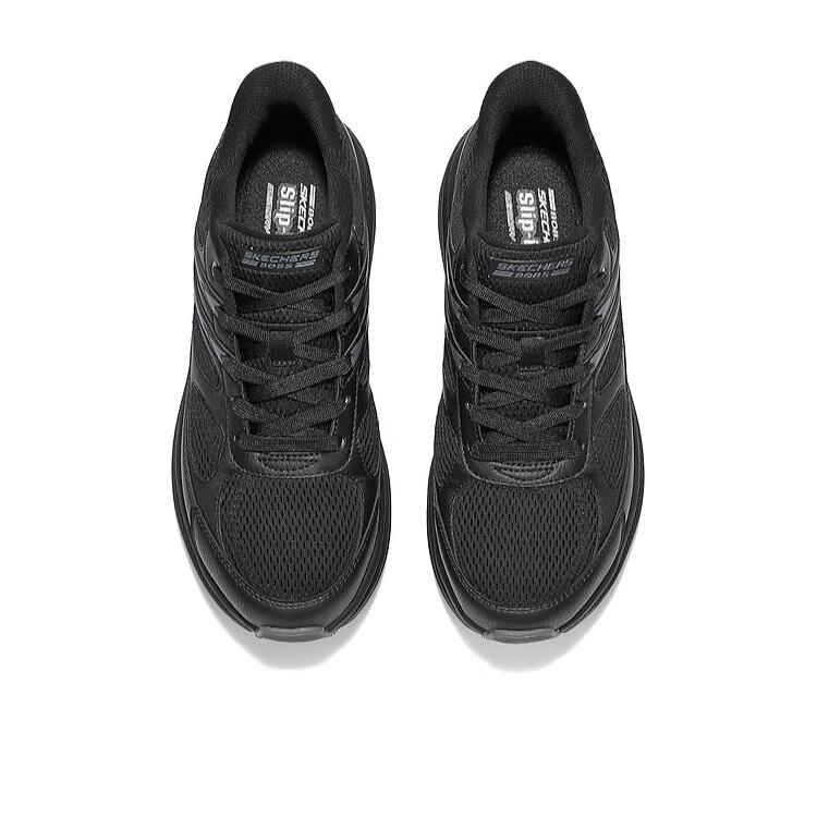 Skechers Bobs Mens Fashion Comfortable Durable Breathable Low-Top Casual Shoes Men Sneakers Black 118432-BBK