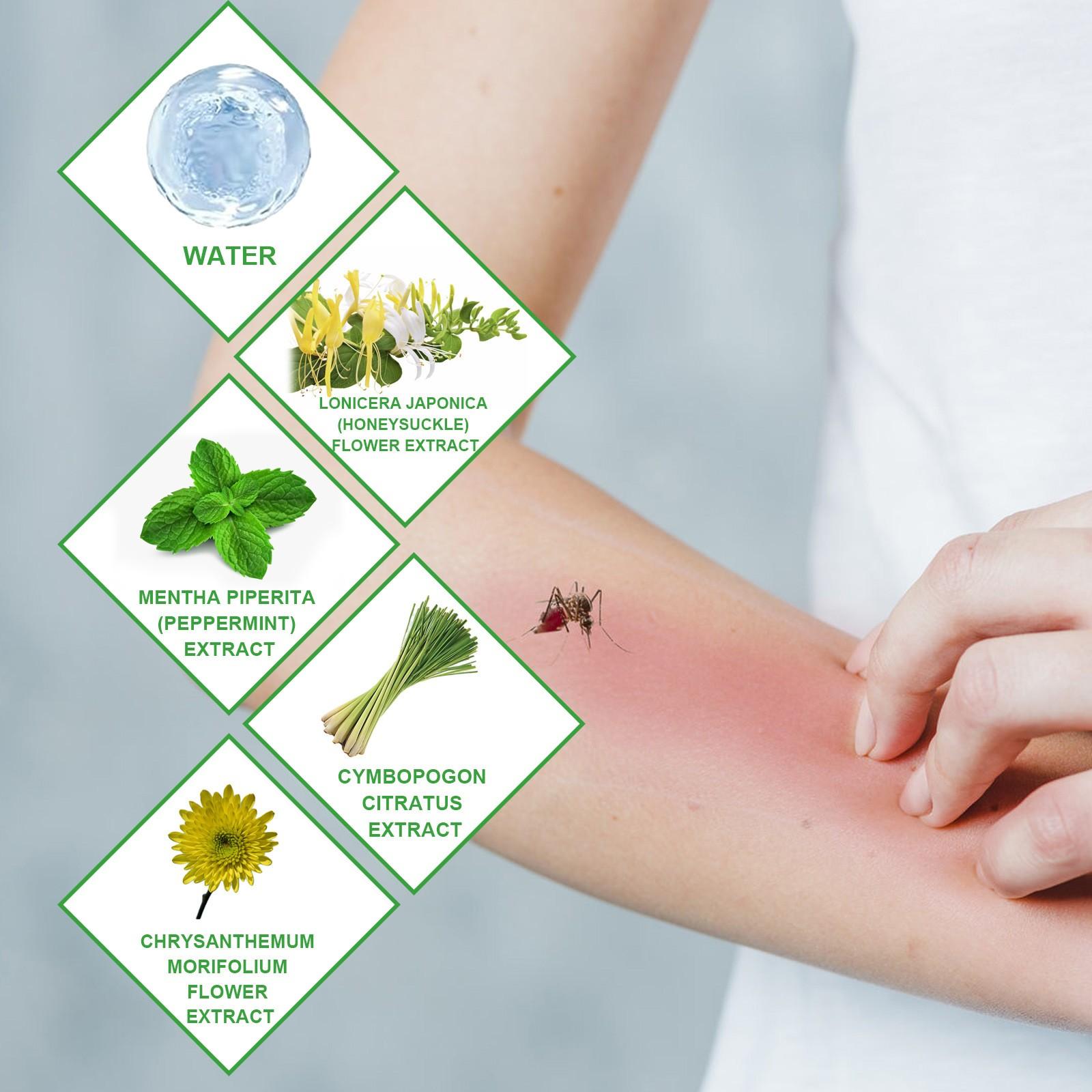 Спрей от комаров Детское средство от комаров Успокаивающее средство против зуда Спрей — фото 7