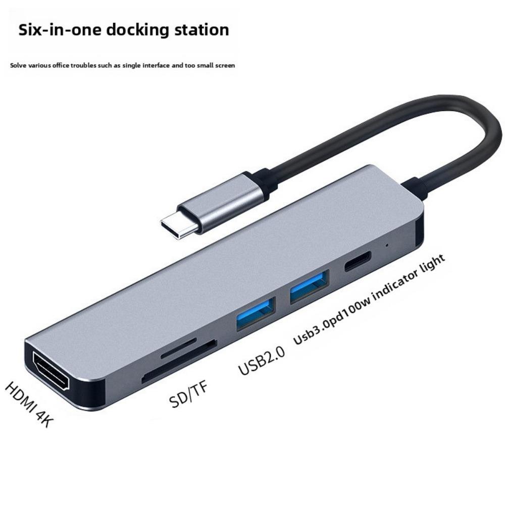 5 in 1 USB C Hub HDMI Adapter USB 3 0 Ports for Laptop Monitor Projection Multi Port Type C Dock