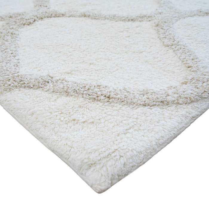 Tapis - THE DECO FACTORY - Berbère - Coton lavable - 60x90cm - Rectangulaire