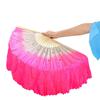 Long Imitation Belly Dancing Fan 26cm Performance Fan Hot Sell Gradient Color  Dance Bamboo Fans