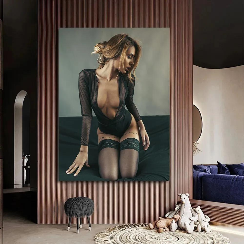 20x30cm Metal Poster Erotica Nude Sex BDSM Shibari Art