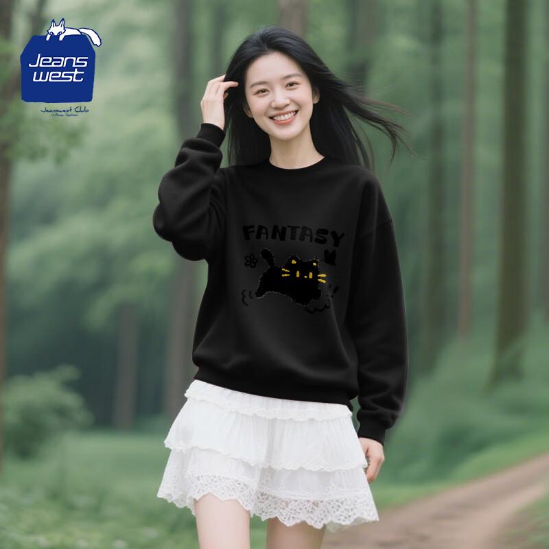 Женский повседневный свитшот с круглым вырезом JEANSWEST CLUB S