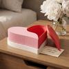 2 Compartments Heart-Shaped Jewelry Box 3D Printed Double Colors Storage Box  Gift for Girlfriend