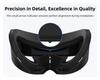 VR Face Interface Bracket Sponge Face Pad Replacement for Pico 4 / PICO 4 Ultra VR Headset Washable Sweat-Proof Leather Face Cover