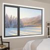 Home Easy-to-Install Windproof Thermal Film, Winter Sealing Window Draft Stopper Leak-Proof Curtain, High Transparency Thickened Plastic Sheet