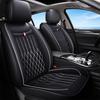 2019 Full Coverage Leather & Ice Silk Cartoon Car Seat Cushion, Universal for All Seasons