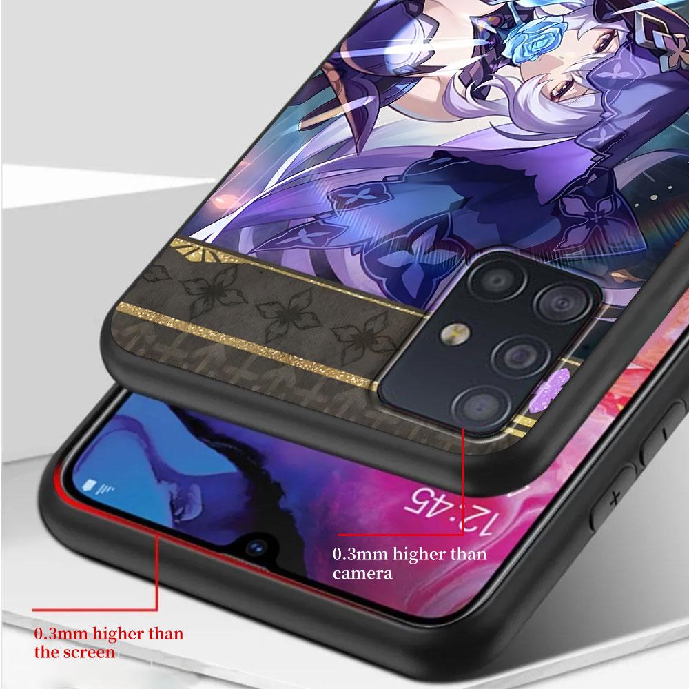 Black Swan Honkai Star Rail Dan Heng Case for Samsung Galaxy A53 A14 A12 A54 A24 A22 A41 A52 A21s A22 A31 A33 TPU Phone Cover