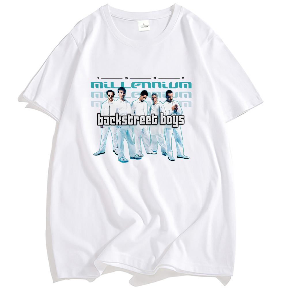 Tričko Backstreet Boys Millennium 2.0 s krátkým rukávem, bavlněné letní tričko, ležérní móda, letní pánské tričko s kulatým výstřihem, grafické tričko