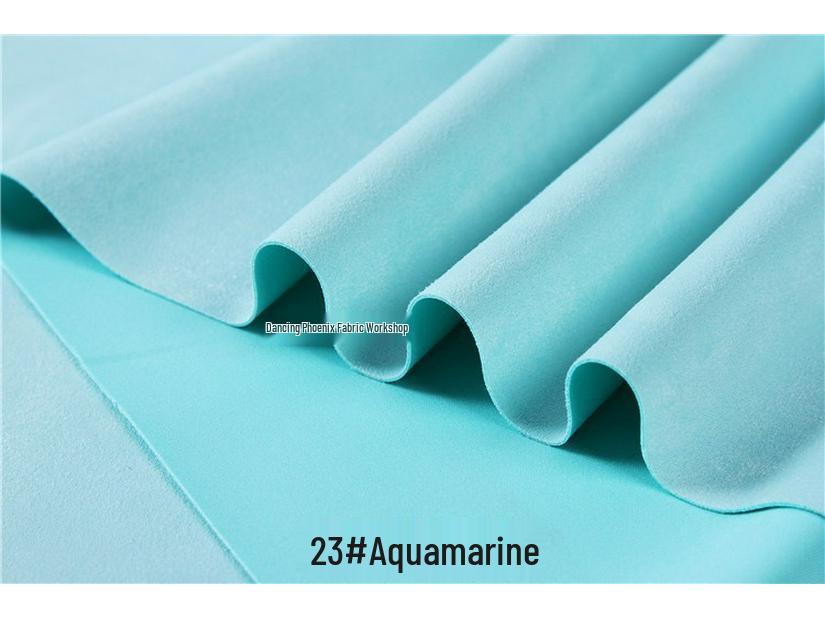 Luxury Snowflake Velvet Suede Air Layer Fabric - Thick, Stretchy, Soft, Delicate Knit