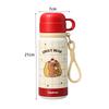 500ML Vacuum Cup Insulation Or Cooling Large-capacity 316 Stainless Steel Cup With Lifting Rope Cartoon Animal Prints