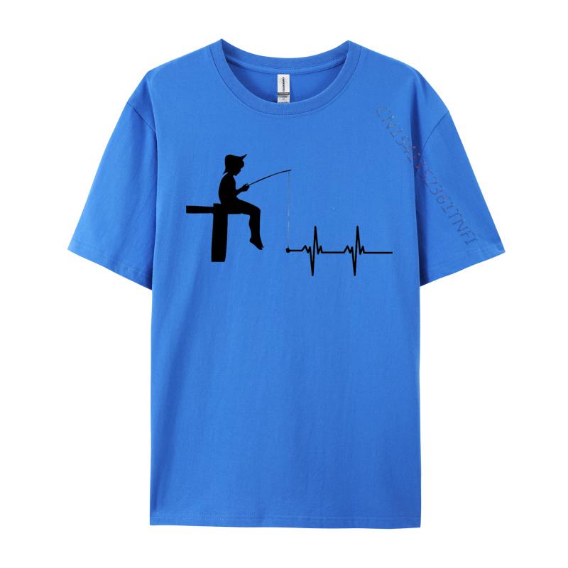 Süßes Herren T-Shirt Liebe Angeln T-Shirt Gruppen Oberteile T-Shirts Herbst Schwarzes Design Oberteil T-Shirts Für Männer T-Shirt