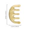 1PC Wooden Massage Comb Meridian Head 5 Teeth Sandalwood