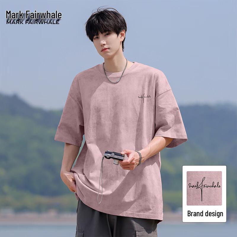 Mark Hua Fei Men's American High Street Tie-dye Cotton T-shirt