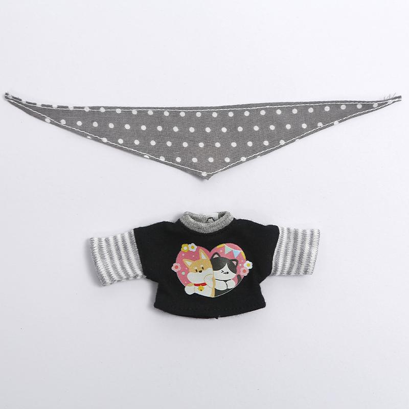 OB11 Clothes Cute Cartoon T-shirt Sweater Shorts Pants Shoes for Molly, GSC Body, Obitsu11, YMY, DDF, 1/12bjd Doll Accessories
