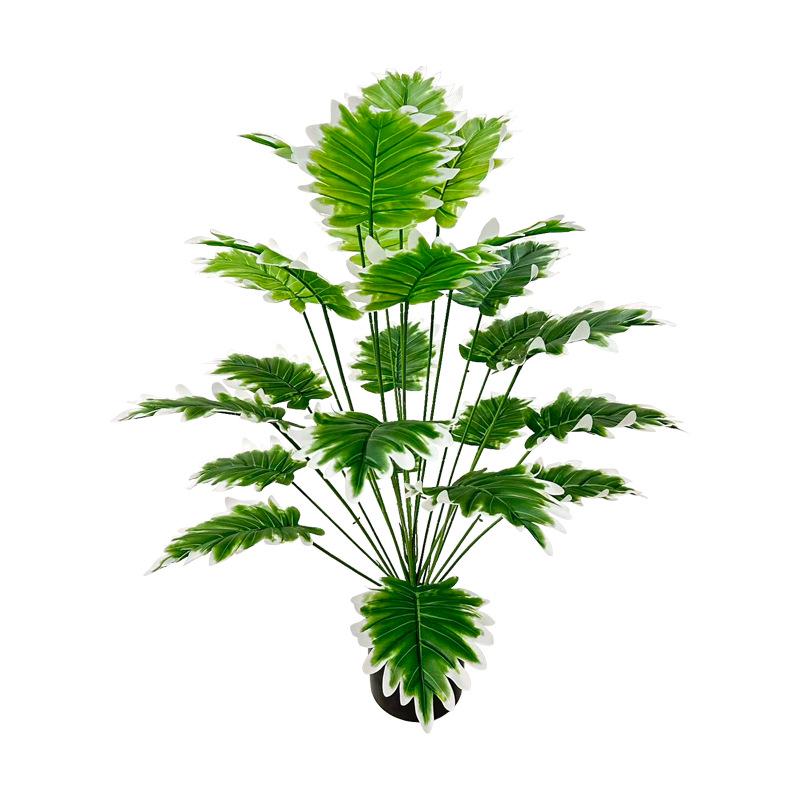 Nordic Style Artificial Green Buddha Hand Leaf Plant for Indoor Decoration