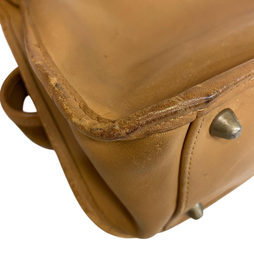 COACH 9966 leather Shoulder Bag Brown leather Used