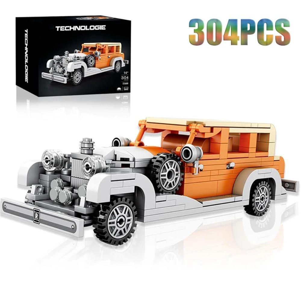304PCS Phantom Roadster Building Block Creative City Vehicle Diy Car Model Bricks Desktop Display Toys For Kids Holiday Gifts