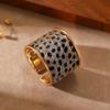 Retro Leopard & Zebra Print Suede Cuff Bracelet for Women - Autumn/Winter Fashion Jewelry