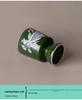 Colorful Glazed Ceramic Baijiu Cups: Creative One-Sip Toast Glasses for Home Use.