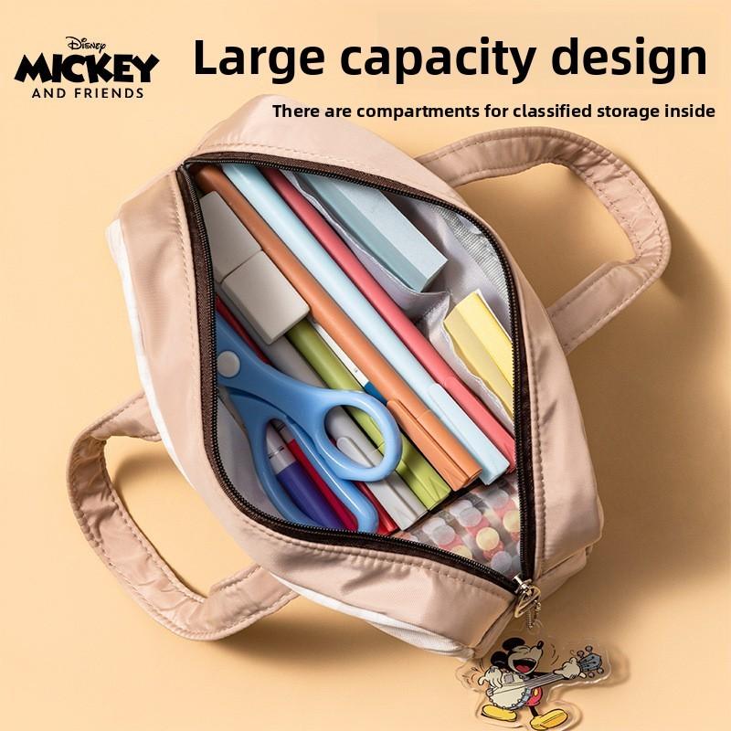 Mickey Mouse Pencil Case Large Capacity Stationery Organizer For Students And Adults