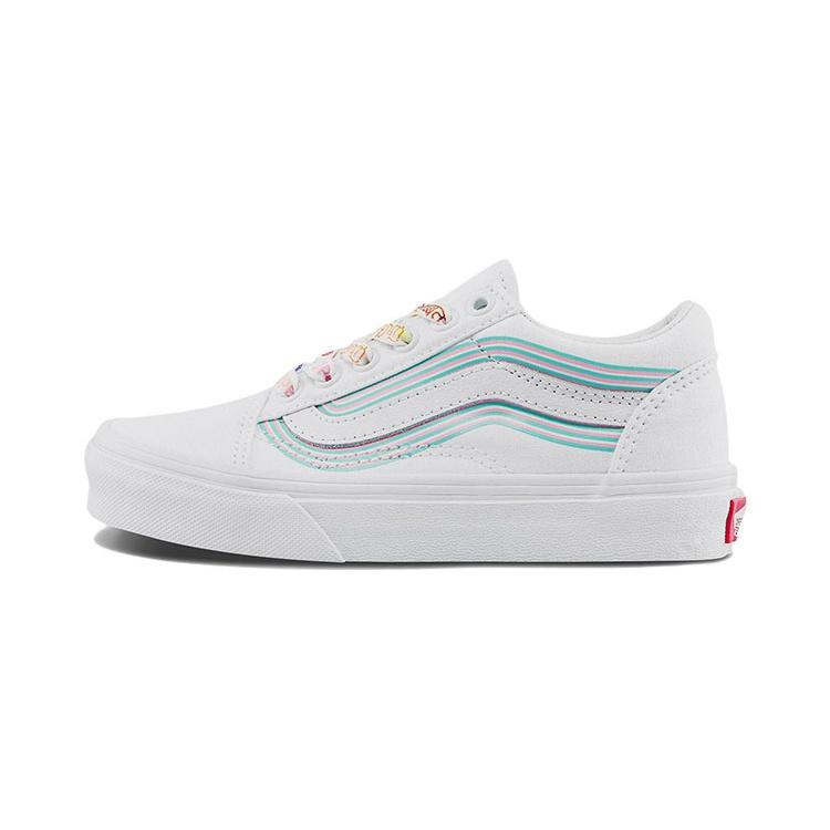 (PS) Vans Old Skool White Blue Kids VN0A7Q5FB5U EU 34