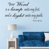 PVC Bible Verse Wall Decals Christian Quote Walls Art Stickers Religious Decor