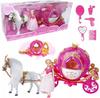 Luxma Doll Carriage Walking Horse Doll with Sounds and Lights