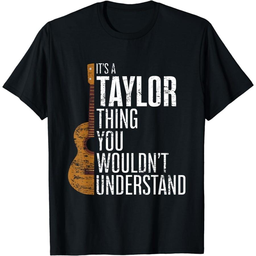 

Vintage Taylor Retro Its A Taylor Thing First Name 70s T-Shirt XXXXXL чорний