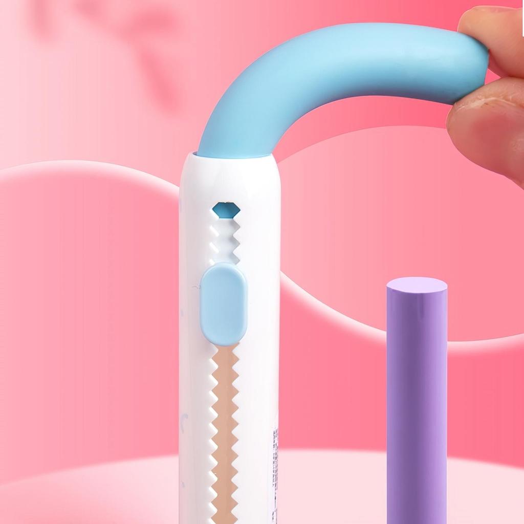 1pcs Round Rolling Eraser Refill Set Soft Color Refillable Less Dust Cleaning Correcting Tools Office School