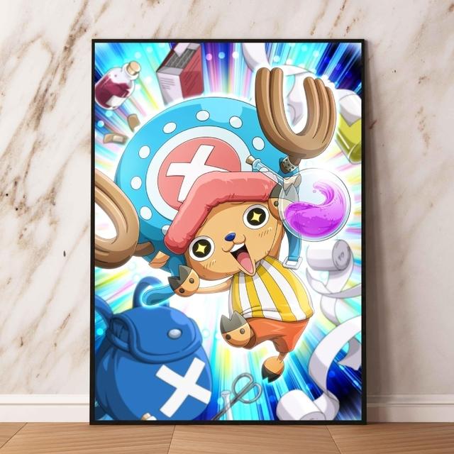 Canvas Printing and Painting Integrated Anime Nano Modular Printing Modern Living Room Wall Christmas Gift Aesthetic Poster