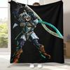 Retro Z-Zelda Cartoon Link Games Flannel Blanket,Ultra Soft Warm Plush Throw for Home Bedroom Bed Sofa Cover Camping Picnic Kid