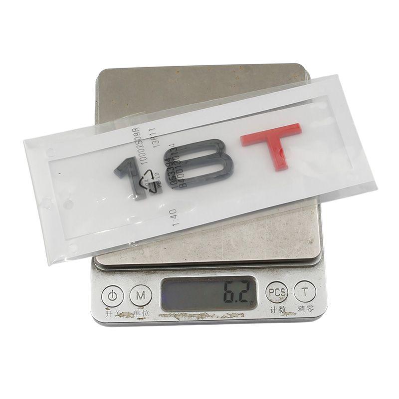 Car Sticker ABS 1.8T 2.0T 3.0T Displacement Logo Decals For  kcpn5 A2 A3 A4 A5 A6 A7 A8 Q2 Q3 Q5 Q7 S4 S3 RS4 Badge Emblems Parts