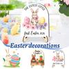 Trädekor, Söta Påskbordsdekorationer för Vardagsrum Sovrum Hylla Skrivbord