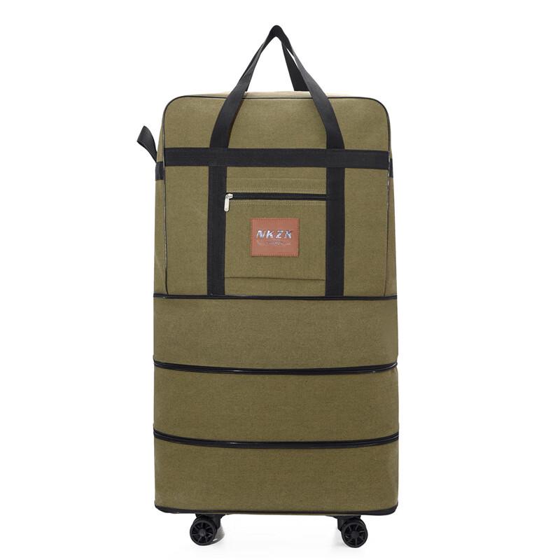 OEING Canvas Travel Duffle Bag with Wheels